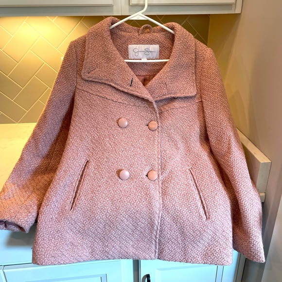 Jessica Simpson blush pink peacoat, Medium